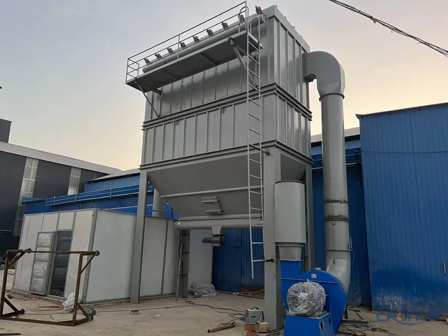 Finished powder silos and packing of grinding plant case