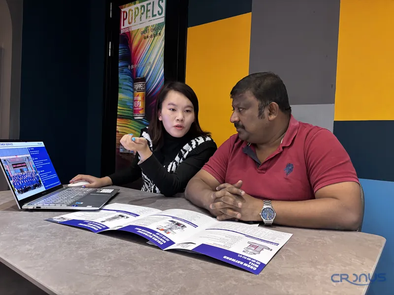 Customer visiting Cronus Shanghai office
