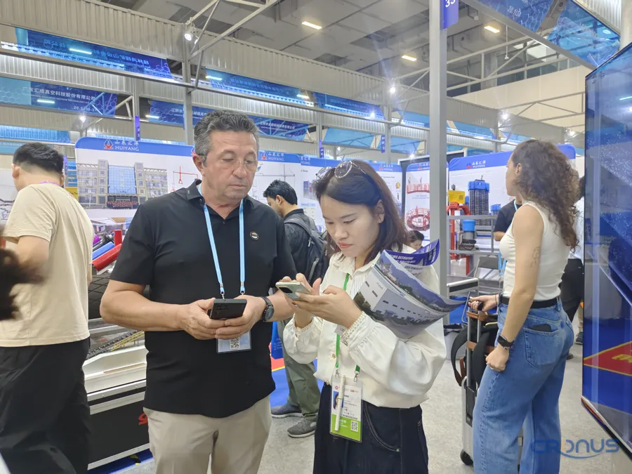 International buyers at Cronus exhibition stand