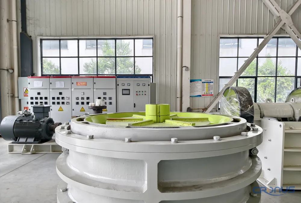 Cronus ultrafine mill turntable assembly machined in Guilin workshop